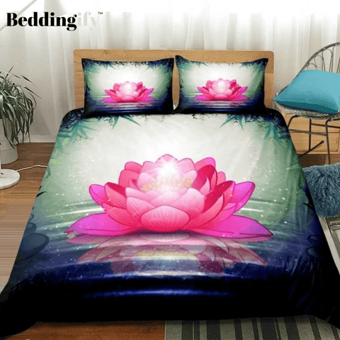 Image of Buddha Lotus Flower Bedding Set - Beddingify