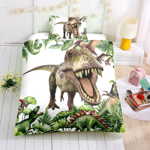 Image of T-rex Dinosaur Bedding Set - Beddingify