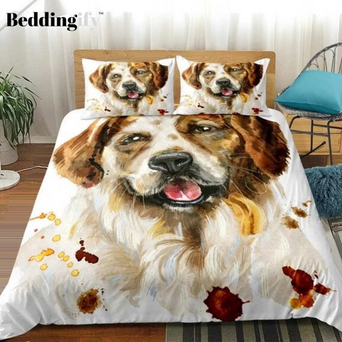 Image of 3D Golden Dog Bedding Set - Beddingify