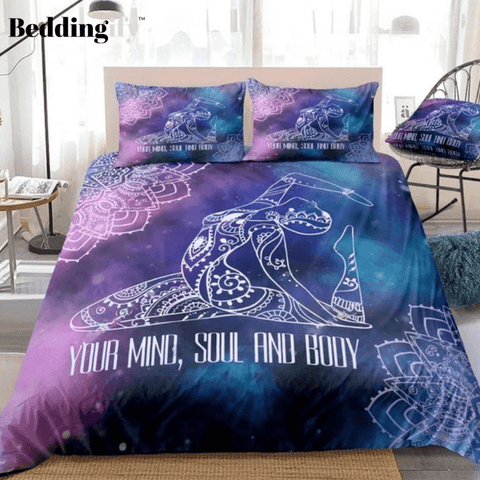 Image of Mandala Starry Sky Bohemian Bedding Set - Beddingify
