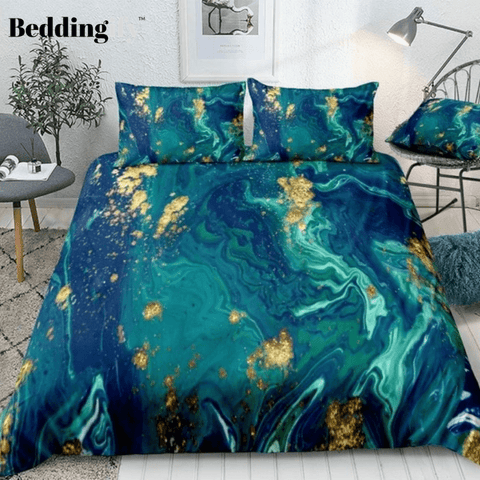 Image of Liquid Marble Bedding Set - Beddingify