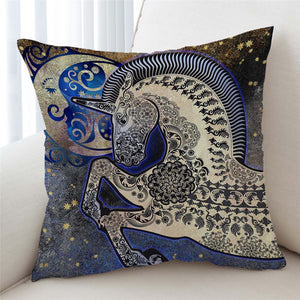 Patterned Unicorn Cosmic Cushion Cover - Beddingify