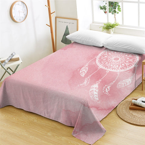 Image of Mandala Rosy Flat Sheet - Beddingify