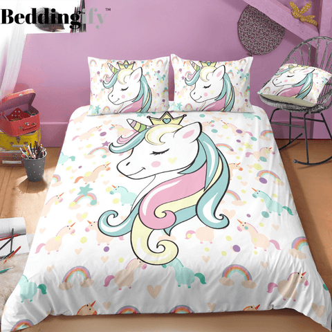Super Cute Unicorn Bedding Set - Beddingify