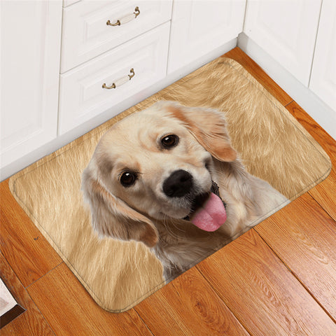 Image of 3D Puppy Fur Door Mat
