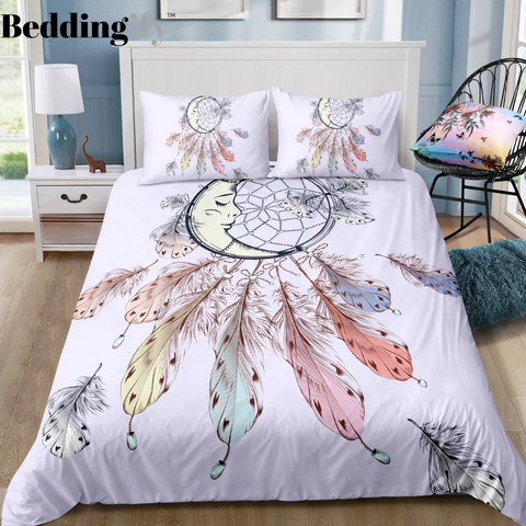 Image of Crescent Dreamcatcher Bedding Set - Beddingify