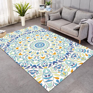 Complex Tiles Design Blue SW1118 Rug