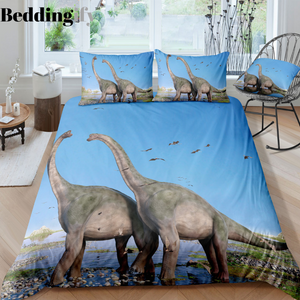 2 Dinosaur Bedding Set - Beddingify