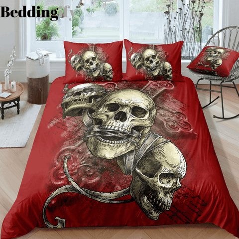 Image of K3 Skull Bedding Set - Beddingify