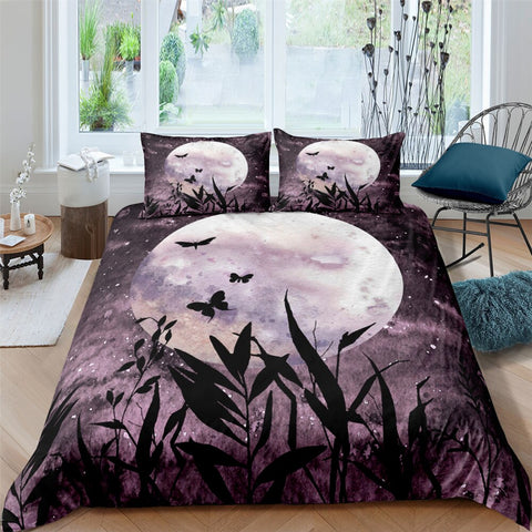 Image of Butterfly Night Moonlight Bedding Set
