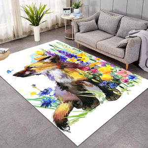 Painted Garden Puppy SW1120 Rug