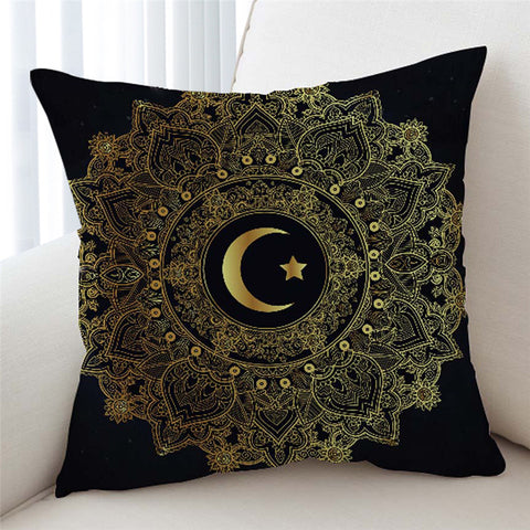 Image of Lunarcentric Mandala Cushion Cover - Beddingify