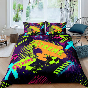 Colorful Extreme Bedding Set