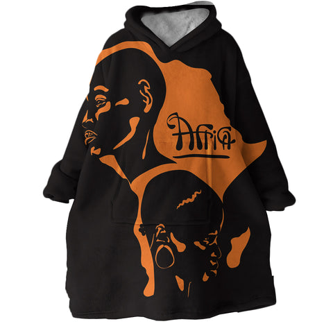 Image of Africa SWLF0293 Hoodie Wearable Blanket