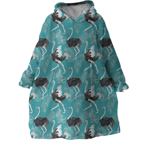 Image of Ostrich SWLF2878 Hoodie Wearable Blanket