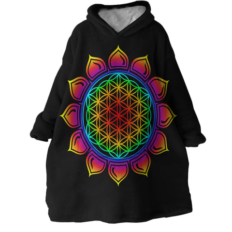 Image of Lotus Chakra SWLF2390 Hoodie Wearable Blanket