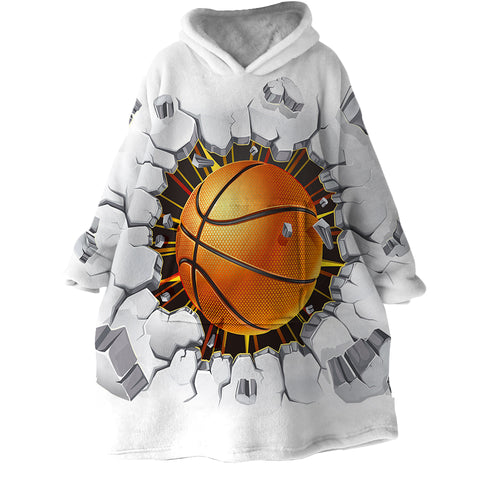 Image of Wrecking Basketball SWLF0825 Hoodie Wearable Blanket