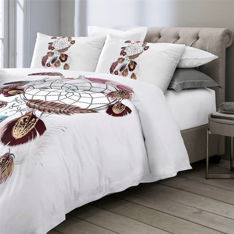 Image of Dream Catcher White Bedding Set - Beddingify