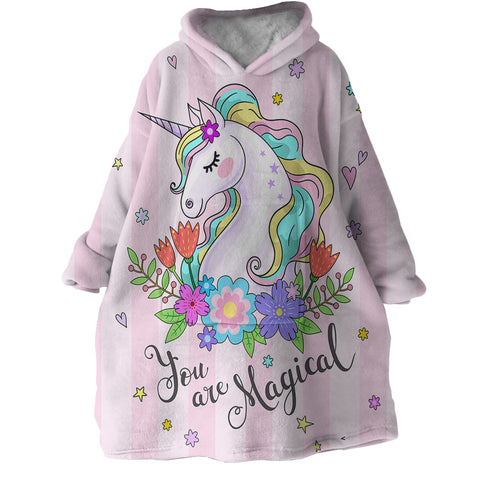 Image of Magical Unicorn SWLF2048 Hoodie Wearable Blanket