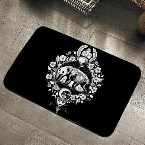 Image of X-rayed Panda Door Mat