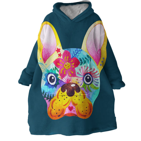 Image of Pig In Awe SWLF1633 Hoodie Wearable Blanket