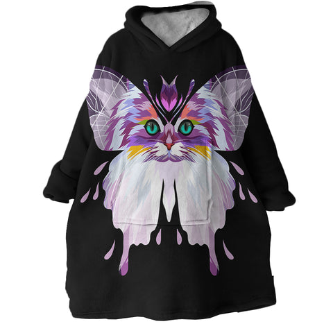 Image of Camouflaged Moth SWLF1911 Hoodie Wearable Blanket