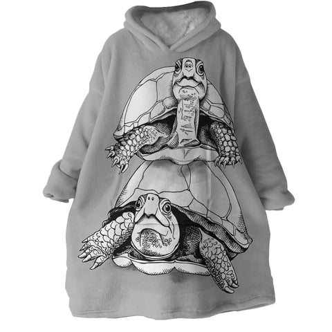 Image of Tortoise SWLF2692 Hoodie Wearable Blanket