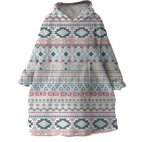 Image of Line Patterns SWLF2083 Hoodie Wearable Blanket