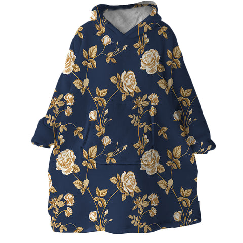 Image of Glided Roses SWLF1504 Hoodie Wearable Blanket