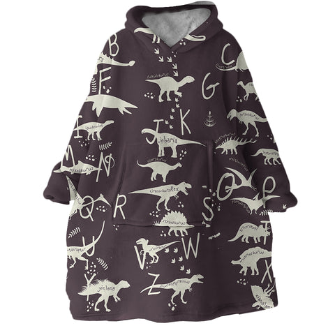 Image of Dino Almanac SWLF1709 Hoodie Wearable Blanket