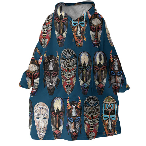 Image of Masks SWLF0874 Hoodie Wearable Blanket