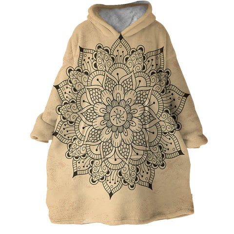 Image of Mandala Flower SWLF1619 Hoodie Wearable Blanket