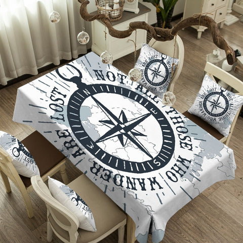 Image of The Ocean Wanderer Tablecloth - Beddingify