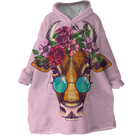 Image of Miss Moo SWLF0454 Hoodie Wearable Blanket