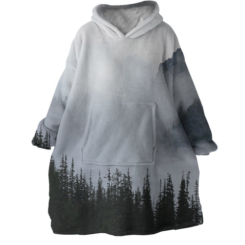 Image of Foggy Mountain SWLF2868 Hoodie Wearable Blanket