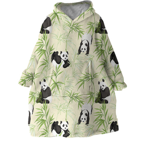 Image of Bamboo Panda SWLF0306 Hoodie Wearable Blanket