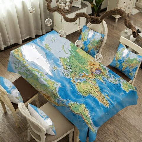 Image of The Seven Seas Tablecloth - Beddingify