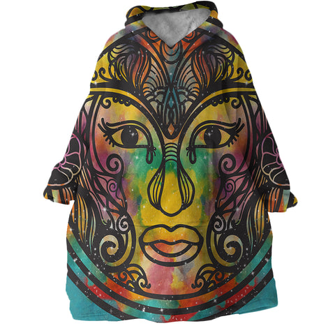 Image of Hindi God SWLF2389 Hoodie Wearable Blanket