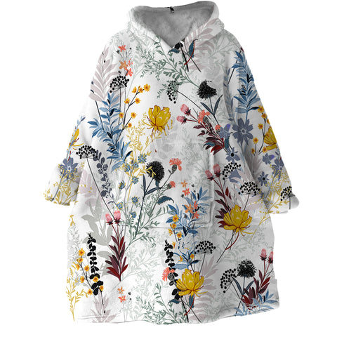 Image of Wild Plants SWLF0645 Hoodie Wearable Blanket