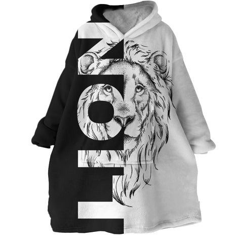 Image of L.I.O.N SWLF0834 Hoodie Wearable Blanket