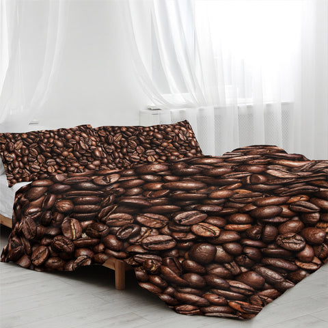 Image of 3D Coffee Beans Bedding Set - Beddingify