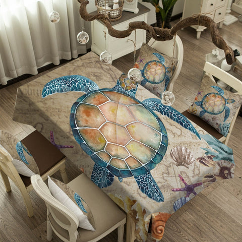 Image of The Original Turtle Island Tablecloth - Beddingify
