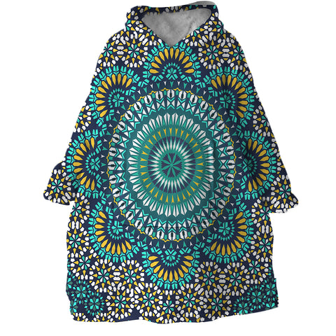 Image of Concentric Patterns SWLF1532 Hoodie Wearable Blanket