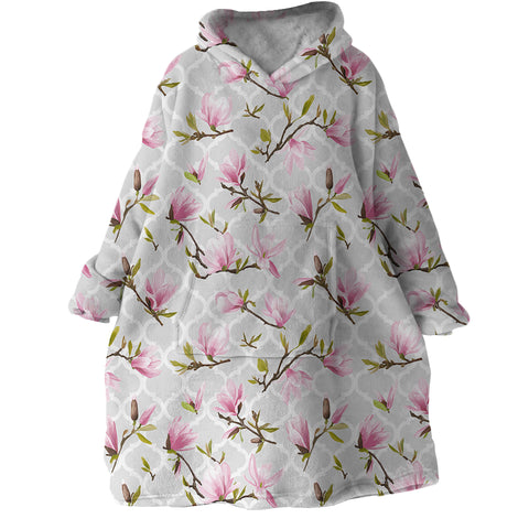 Image of Cherry Blossoms SWLF2062 Hoodie Wearable Blanket