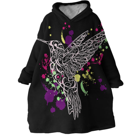 Image of Humming Bird SWLF2782 Hoodie Wearable Blanket