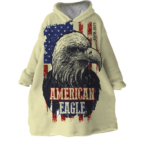 Image of American Eagle SWLF1844 Hoodie Wearable Blanket