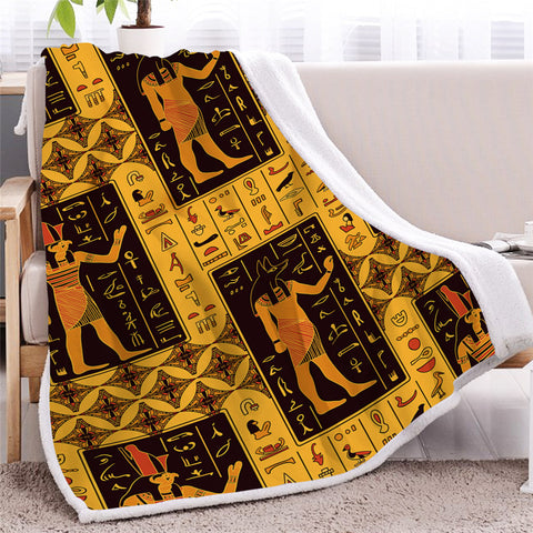 Image of Egypt Scripture Sherpa BLMT2947 Fleece Blanket