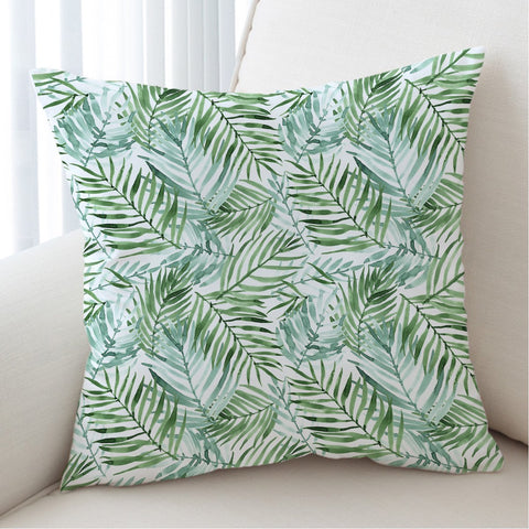Image of Tropical Palm Leaves Tablecloth - Beddingify