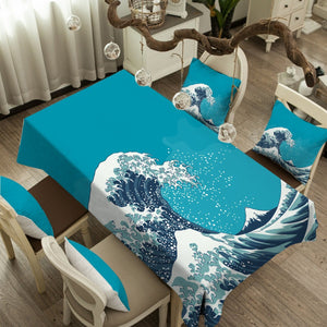 The Great Wave Tablecloth - Beddingify