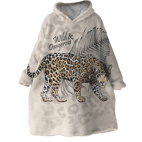 Image of Wild & Dangerous Cheetah SWLF2518 Hoodie Wearable Blanket